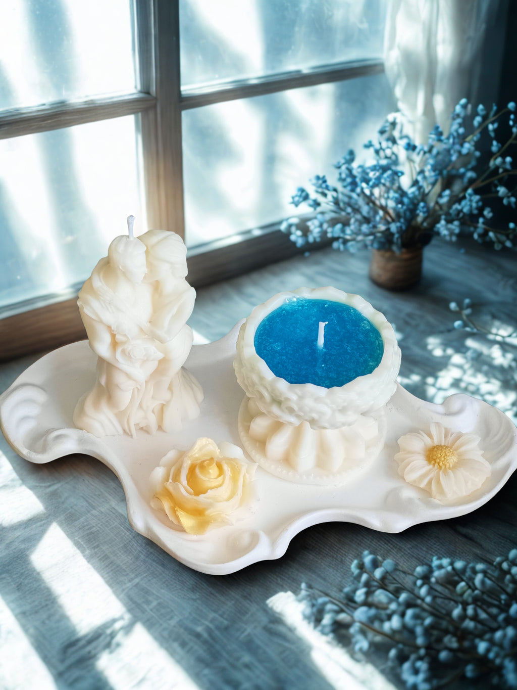 Romantic Fountain Candle Set