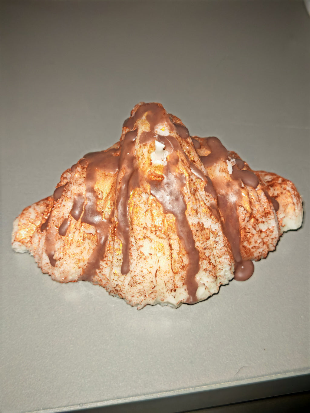 Festive Wine Glass and Croissant Candles