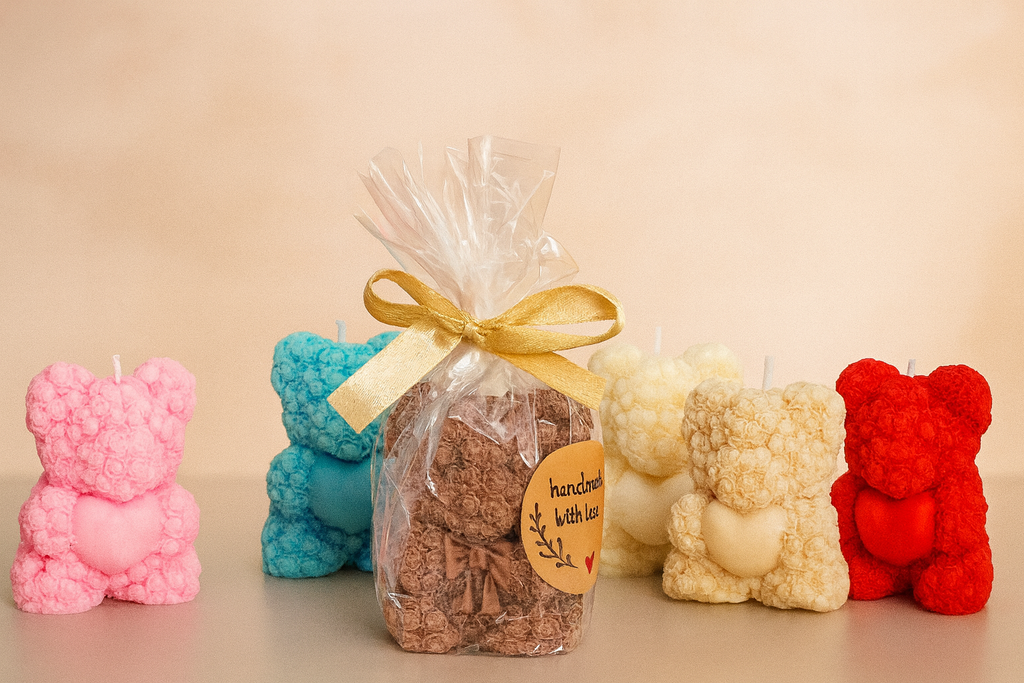 Soy Wax Teddy Bear Candle