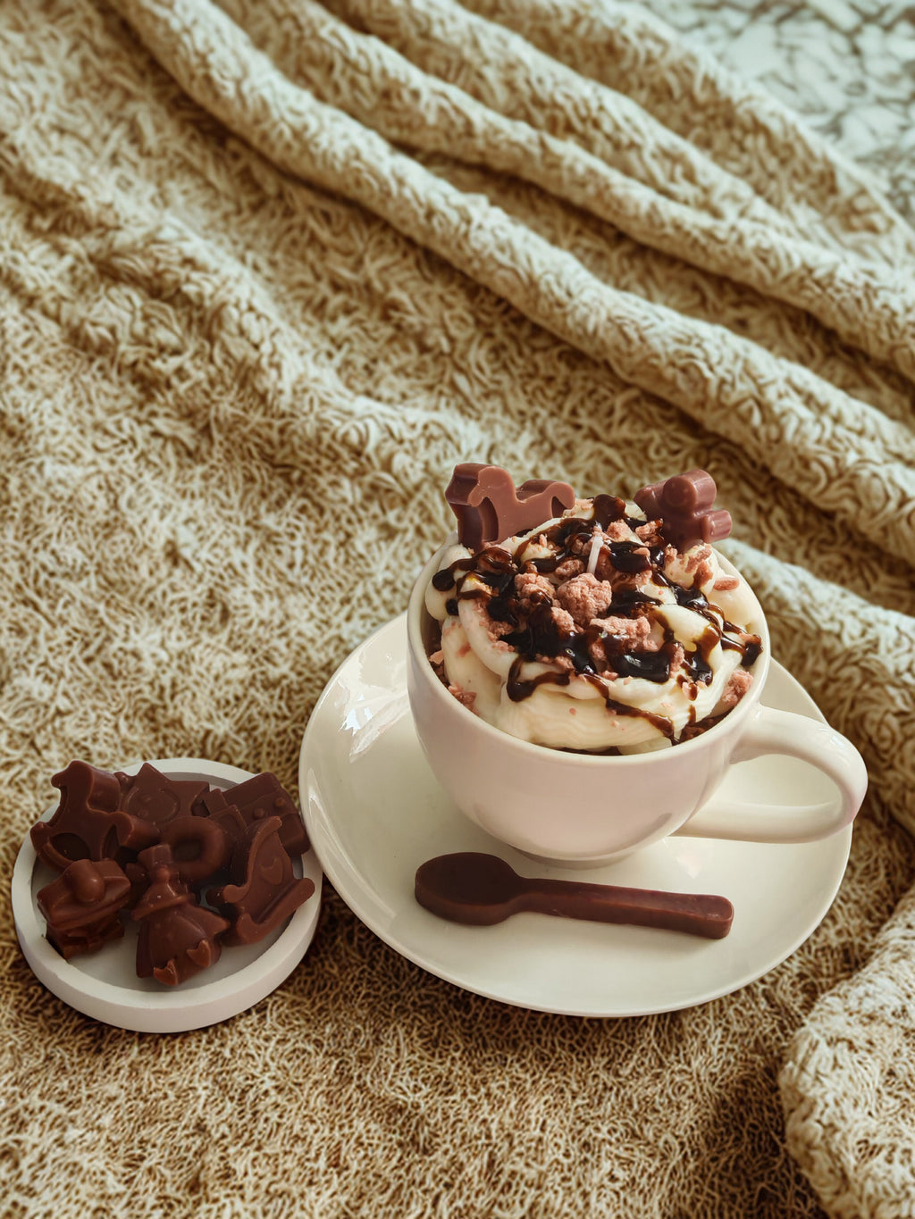 Scented Wax Melts 60g with Ceramic Cup Soy Candle