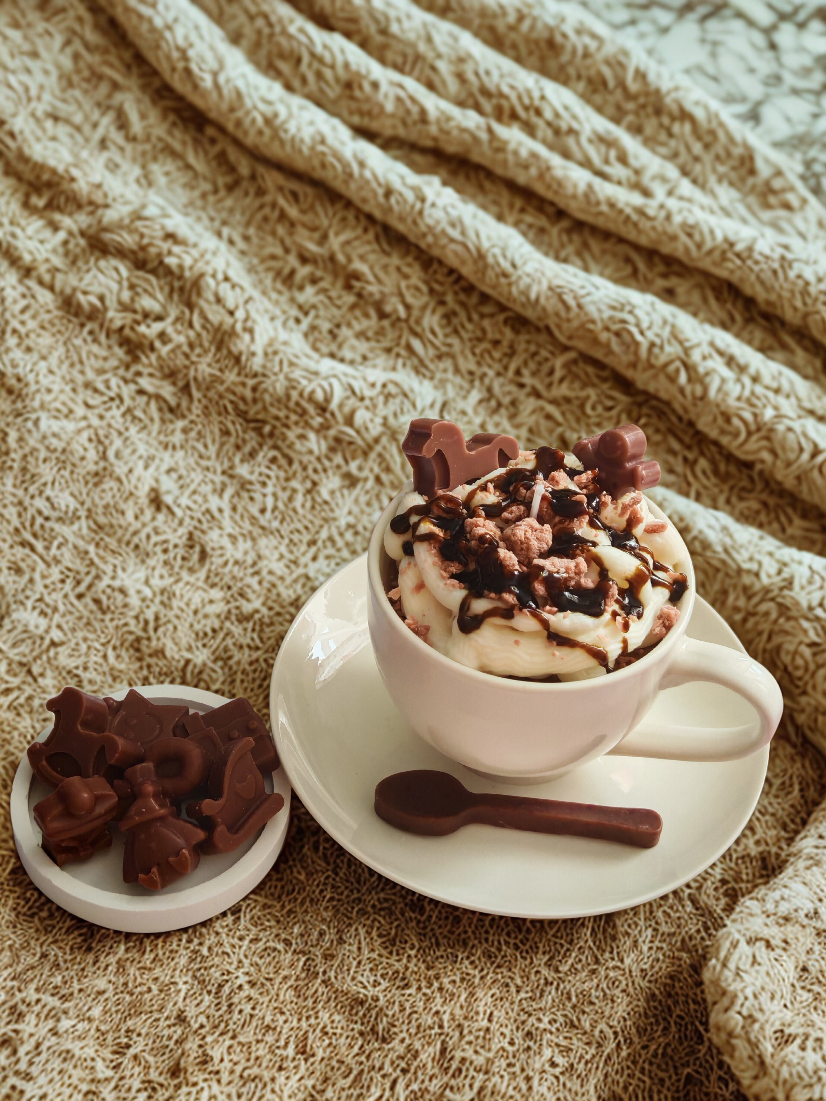 Scented Wax Melts 60g with Ceramic Cup Soy Candle