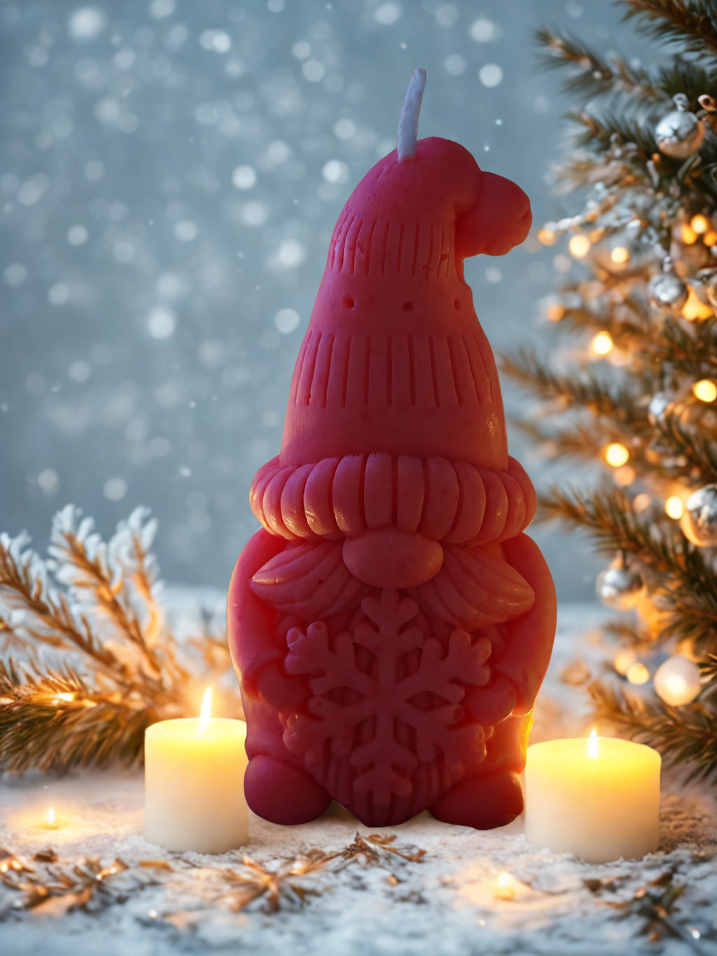 🎄 Christmas Gnome Candle 🕯️