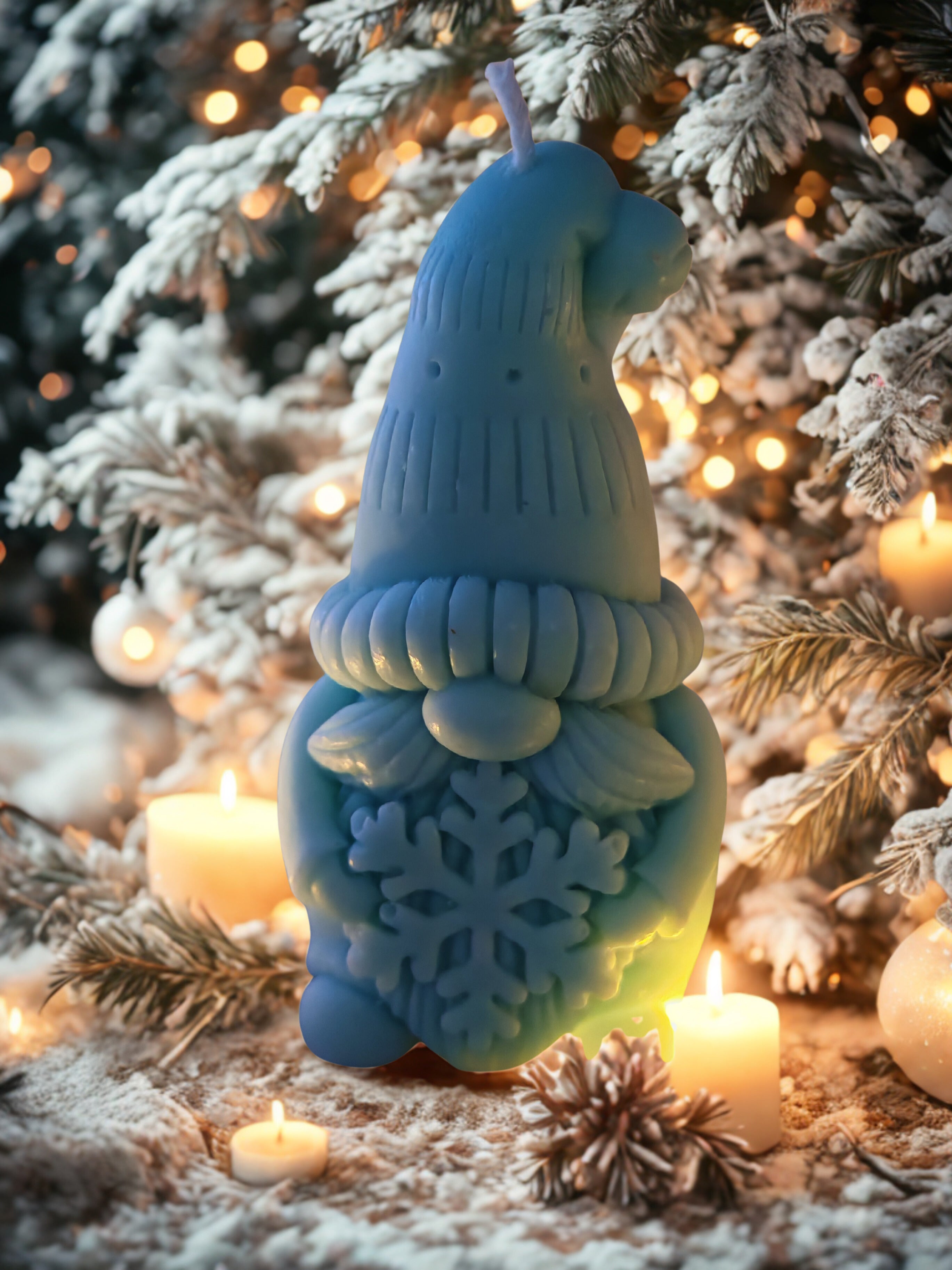 🎄 Christmas Gnome Candle 🕯️