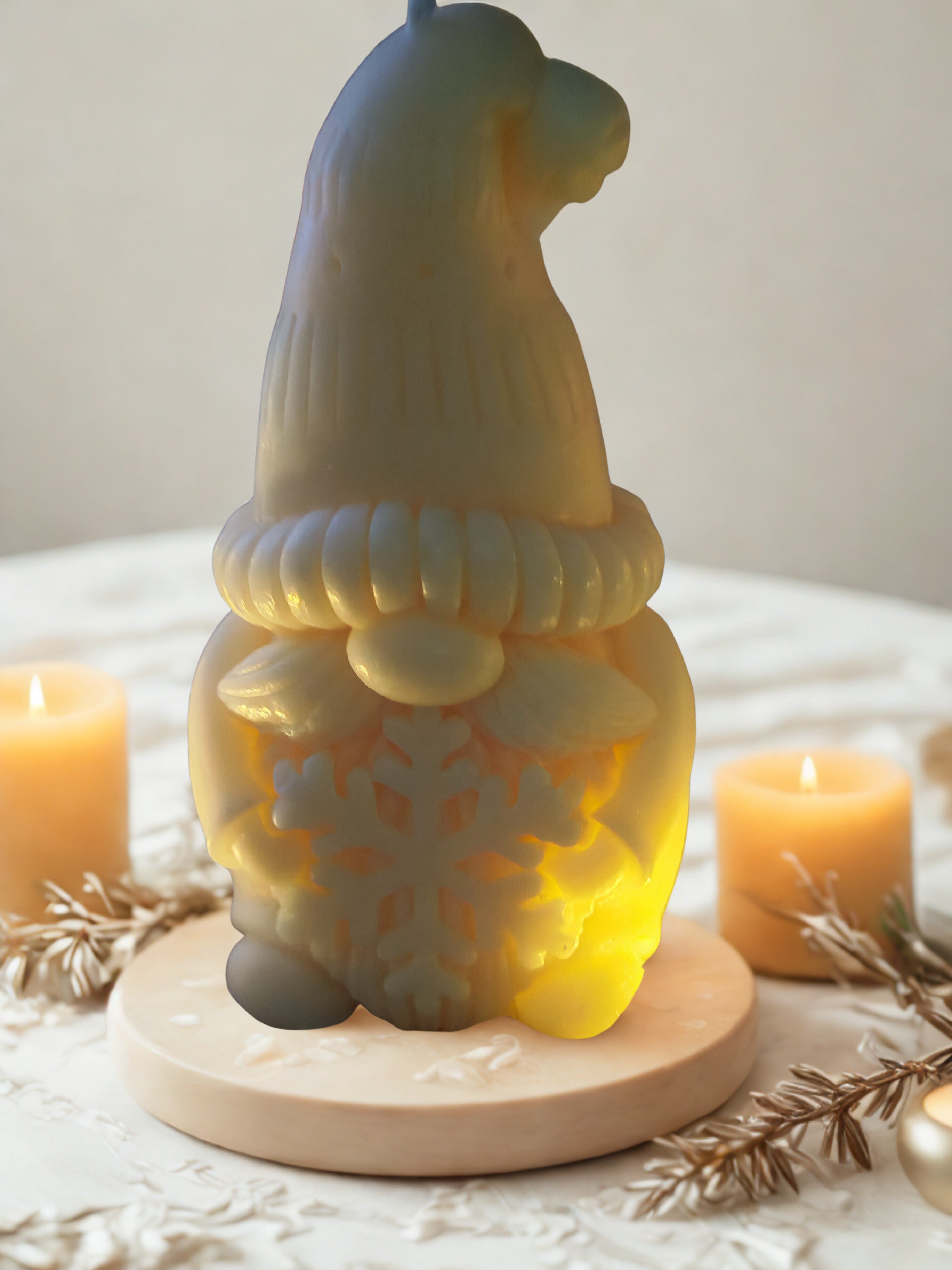 🎄 Christmas Gnome Candle 🕯️