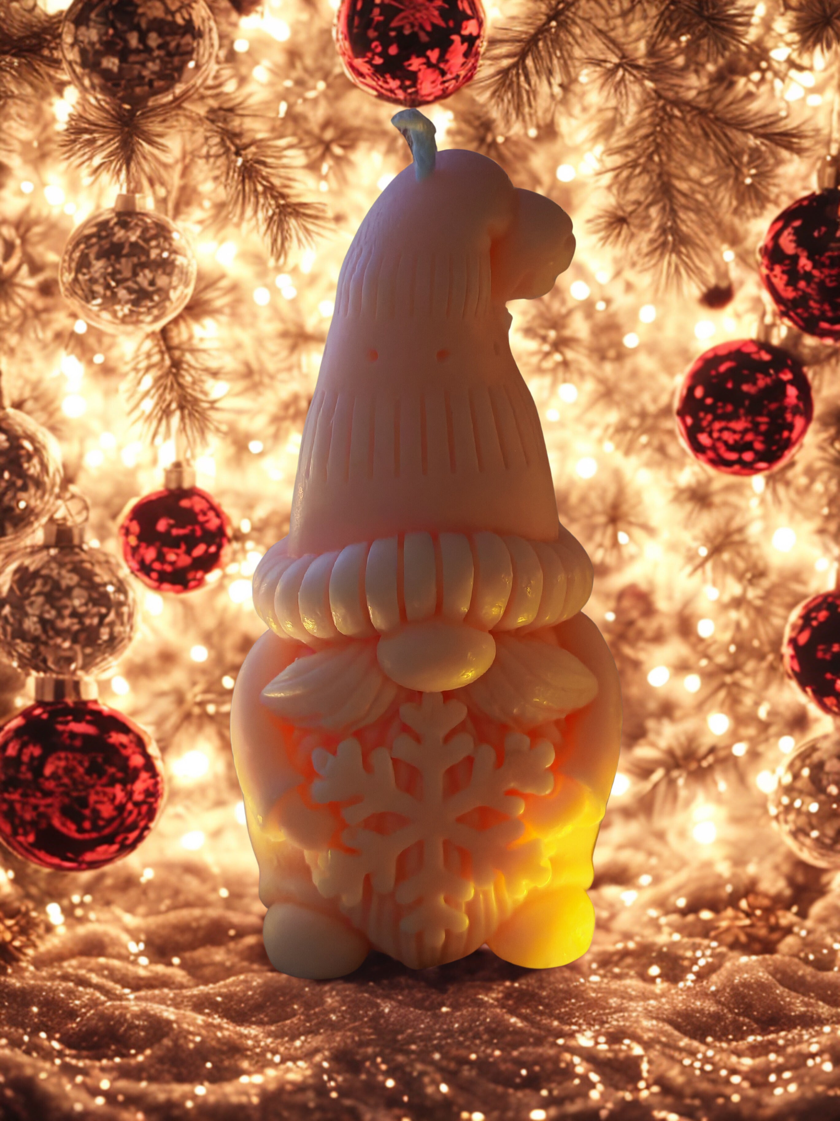 🎄 Christmas Gnome Candle 🕯️