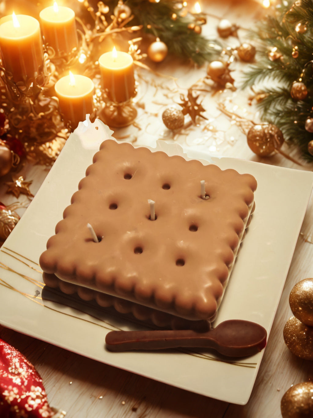 🍪 Gingerbread Cookie Candle 🕯️