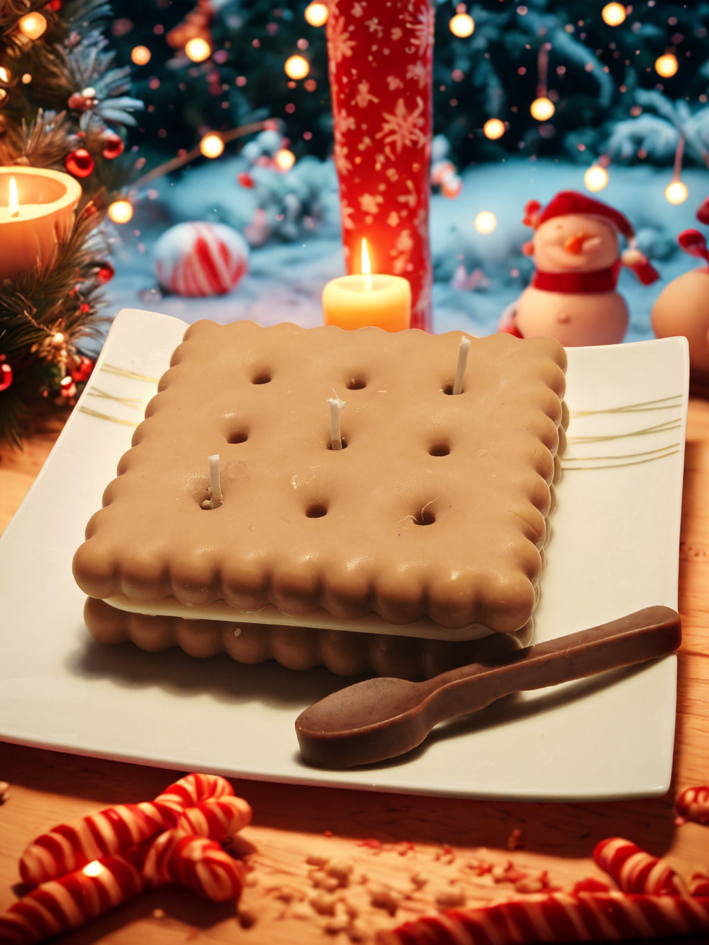 🍪 Gingerbread Cookie Candle 🕯️