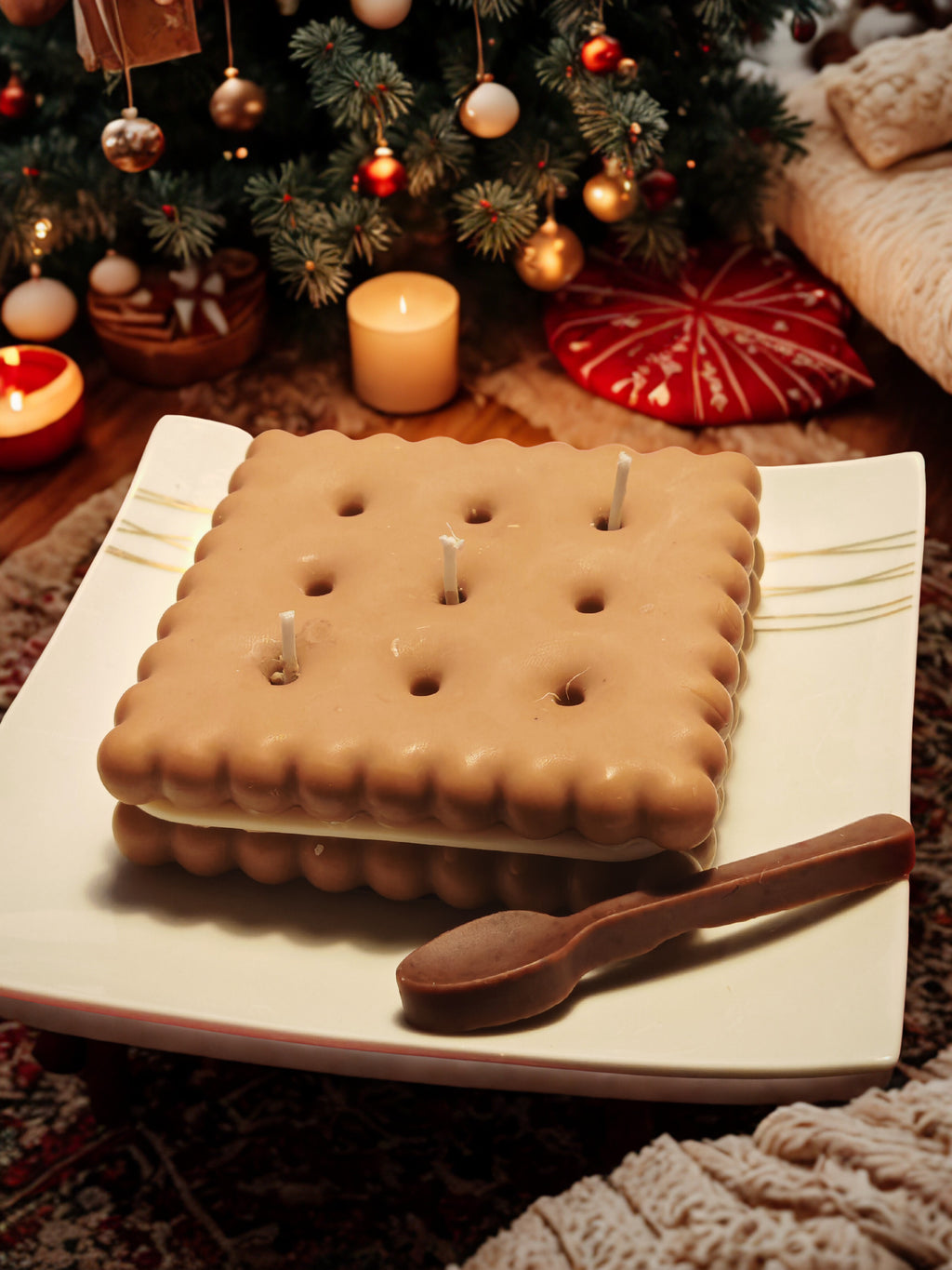 🍪 Gingerbread Cookie Candle 🕯️