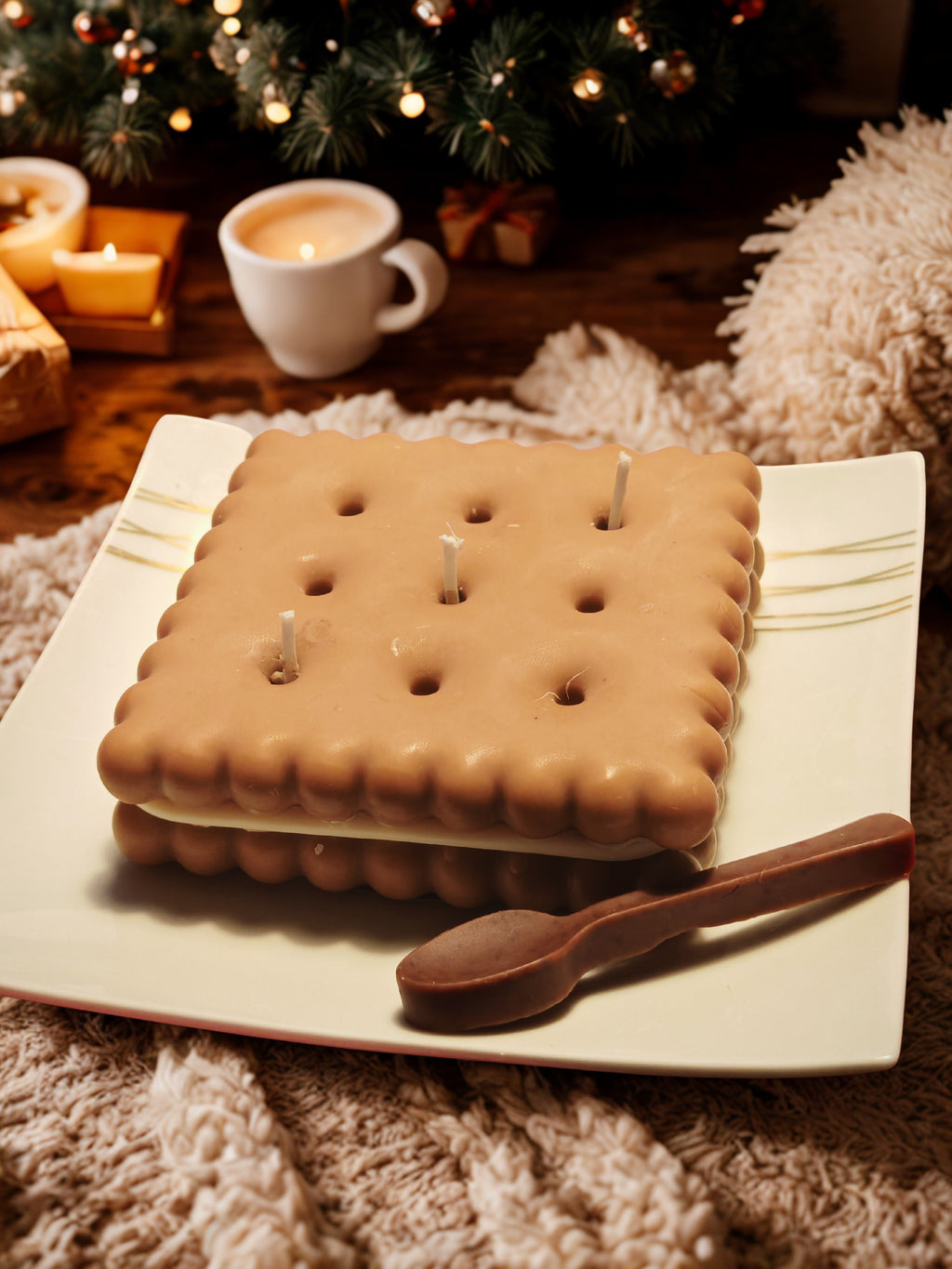🍪 Gingerbread Cookie Candle 🕯️
