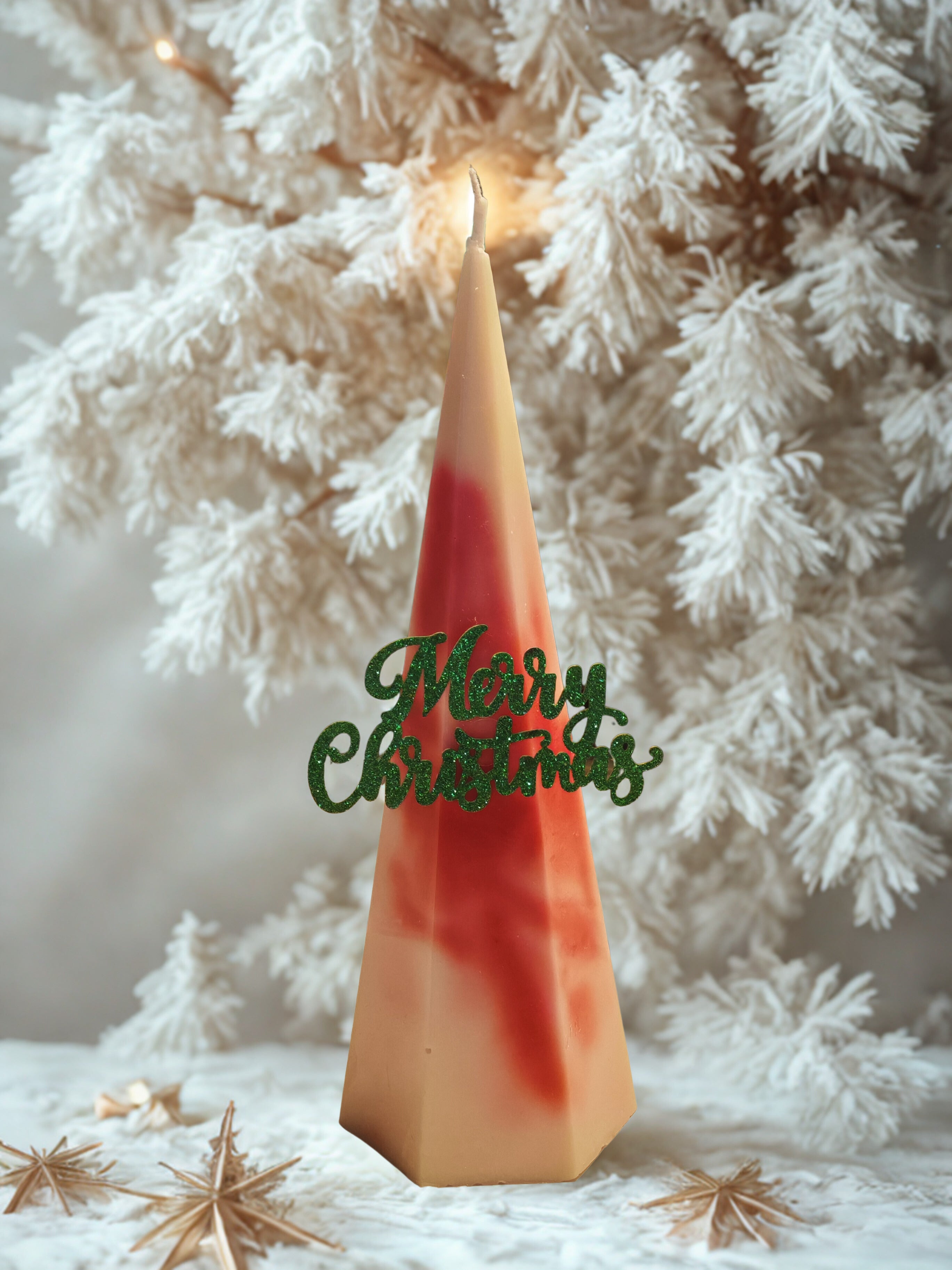 Christmas Pyramid Candle