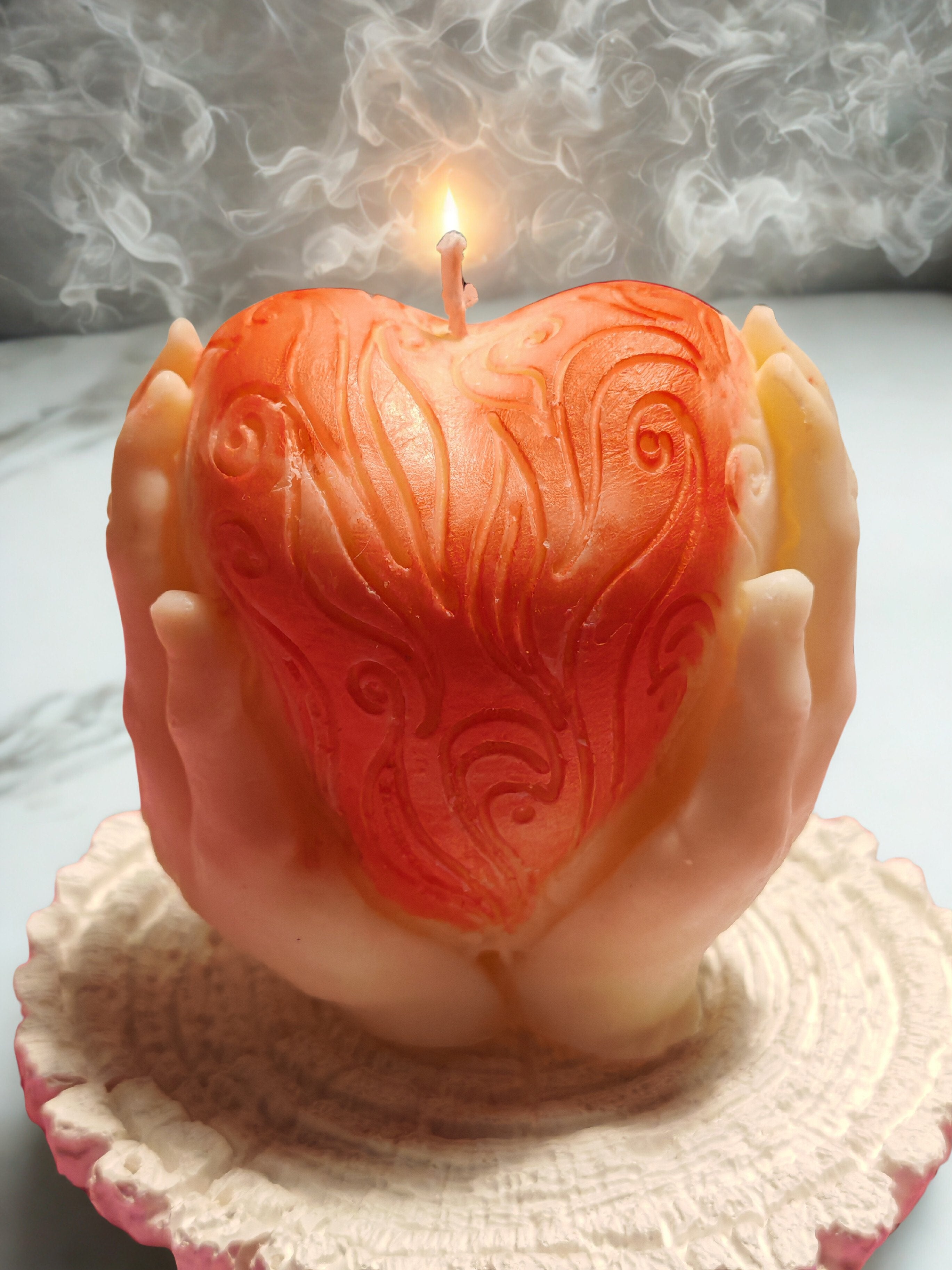 Miss Musha Heart Candle 150 g -  Soy Wax Valentine’s Edition