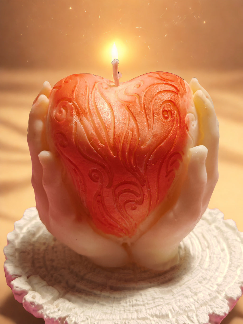 Miss Musha Heart Candle 150 g -  Soy Wax Valentine’s Edition