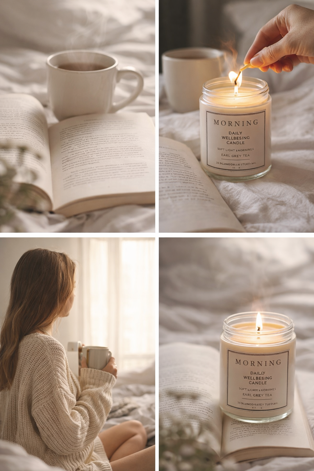 Daily Wellbeing -  3 Candle Ritual Set