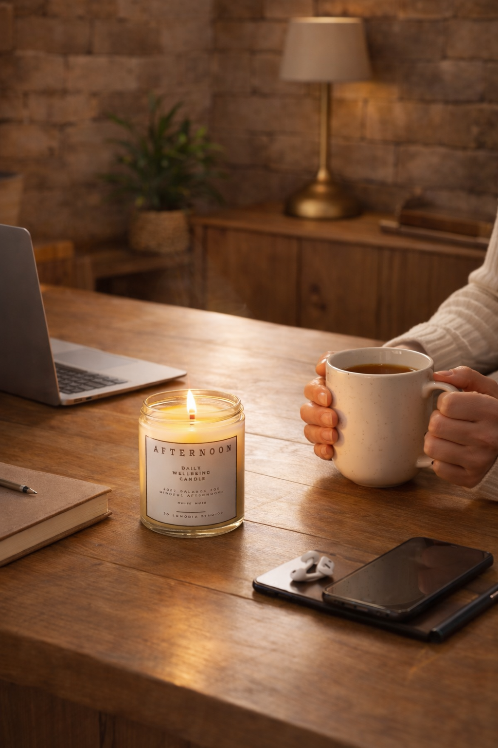 Daily Wellbeing -  3 Candle Ritual Set