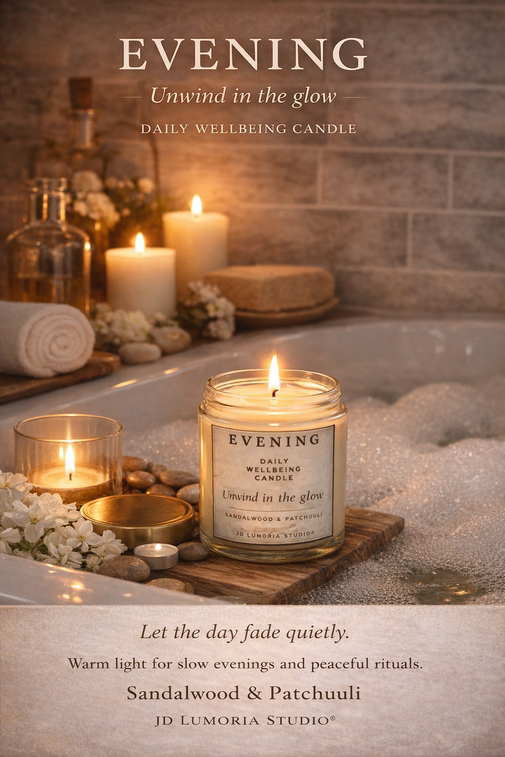 Daily Wellbeing -  3 Candle Ritual Set