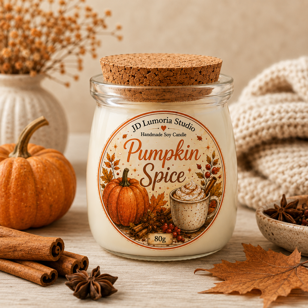Pumpkin Spice Soy Candle 80g